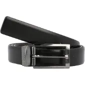 HUGO pour homme. 50307803 Ceinture en cuir Elvio noir (80 cm), Casuel