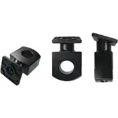 Brodit Pipe Mount avec Tilt Swivel, Support pour smartphone, Noir