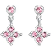 Elli Bijou 'Blume' rose / argent
