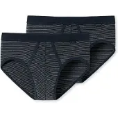 Schiesser Slip ' Original Classics ' marine / blanc
