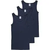 Sanetta Maillots de corps Garçon Maillot de corps Paquet de 3 enfant - Bleu - 14 ans