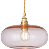Ebb & Flow Horizon Suspension Bright coral | Shiny Gold | Ø: 21 cm E14