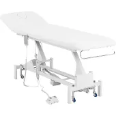 Physa Table de massage électrique - 1 moteur- 100 W - 207 x 68 x 53 - 92 cm - 200 kg - Blanc