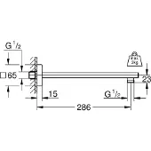 GROHE Rainshower, Chrom, 1 szt.