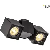 SLV Altra Dice Spot 2 plafonnier rectangulaire noir GU10 2 flammes