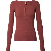 Pieces T-shirt 'PCKitte' bourgogne
