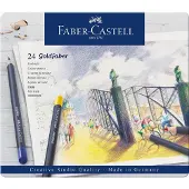 Faber-Castell Faber-Castelle Boîte de 24 crayons de couleur Goldfaber