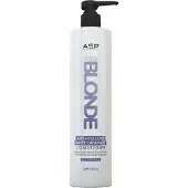 ASP System Blonde Anti-Yellow après-shampoing pour cheveux blonds et gris 1000 ml