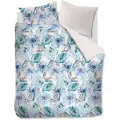 Oilily Ensemble de housse de couette en satin de coton Rose Dust - Comprend taies d'oreiller