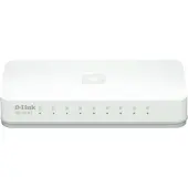 D-Link GO-SW-8E/E (8 ports), Switch réseau, Blanc
