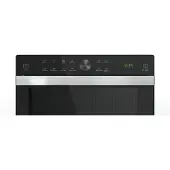 Whirlpool Micro-ondes à surface plane Supreme Chef MWP 337 SB avec gril 33 L 900 W Noir, Argent