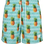 Urban Classics Shorts de bain turquoise / aqua / ocre / jaune d'or / vert