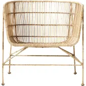 House Doctor Coon rotin naturel chaise longue
