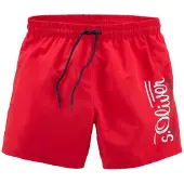 s.Oliver Shorts de bain rouge / blanc