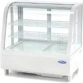 Maxima - Gastro Réfrigérateurs à porte vitrée - 100 l - 68 cm - Blanc