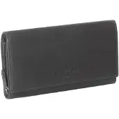 The Chesterfield Brand Cuir porte-monnaie Mirthe Flap Purse Black noir