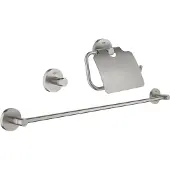 GROHE Set de salle de bain ESSENTIALS 3 in 1 supersteel