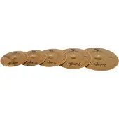 Fazley CYM-Mute-PRO-G Low Noise Gold set de 4 cymbales + housse