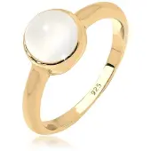 Elli Bague or / blanc perle