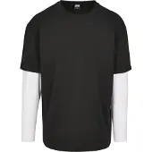 Urban Classics T-Shirt noir / blanc