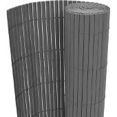 vidaXL Clôture de jardin double face 150 x 300 cm Gris