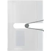 Herlitz 11277936 Classeur à soufflets en polypropylène à 12 compartiments Transparent