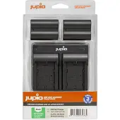 Jupio Set 2x batteries NP-W235 - 2300 mAh avec chargeur double pour Fuji