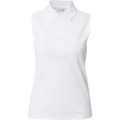 Lacoste Slim Fit Polo pour femme blanc, Unicolore
