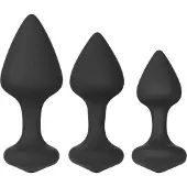 Feelz Toys Bibi – Coffret de plugs anaux - noir (3 pièces)