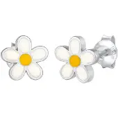 Elli Bijou 'Blume' jaune / argent / blanc