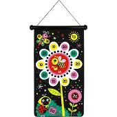 Janod Jeu de fléchettes magnétique Jardin - Jeu de fléchettes double face pour enfants