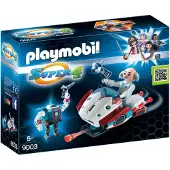 Playmobil super 4 9003 sky jet et docteur x