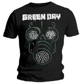 Green Day T-Shirt Gas Mask Homme Noir - Taille XL