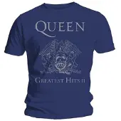 Rock Off Greatest Hits II Men Navy Large Queen