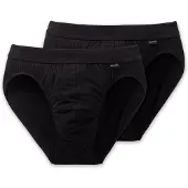 Schiesser Slip '2-Pack Authentic' noir