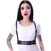 Poizen Industries Harnais Gothic de - Revon Belt - pour Femme - noir - Taille Standard
