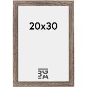 Walther design Fiorito noyer 20x30 bois avec passe-partout (20 x 30 cm)