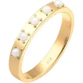 Elli Bague 'Perlen' or / blanc perle