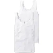Schiesser Maillot de corps blanc