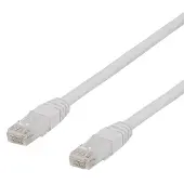Deltaco Câble patch U/UTP Cat6a 3m 500MHz LSZH blanc (U/UTP, CAT6a, 3 m)