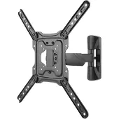 Deltaco ARM-0256 Support TV (55") Noir (Mur, 35 kg, 23" - 55"), Support mural pour TV, Noir