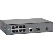 Generique LevelOne FGP-1000W65 - Commutateur - 8 x 10/100 (PoE) + 1 x 10/100/1000 + 1 x 100/1000 SFP - de bureau - PoE (57 W)