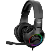 QPAD 9J.H3593.H20 Gaming Headset Stereo QH-20 RGB schwarz 3,5 Klinke