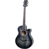 Fazley W55-COL-BK ColourTune guitare folk noire