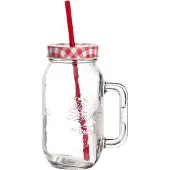 COSY&TRENDY Country Farm Bocal D8.5xh17cm70cl Avec Couvercle-paille Et Anse
