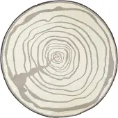 Esschert Design Tapis d'extérieur Diamètre 170 cm Anneaux ascendants