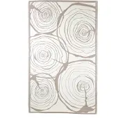 Esschert Design Tapis d'extérieur 240x150 cm Anneaux ascendants