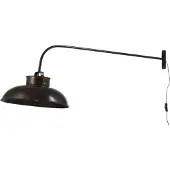 J-Line Lampe murale lounge metal noir
