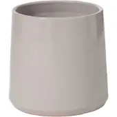 J-Line Cachepot rond ceramique gris medium