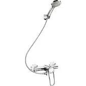 Delabie DU-Sys, robinet à décharge automatique avec bras articulé, modèle 2739EP, système Securitouch, raccordement côté alimentation, modèle S/C